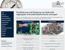 Tablet Screenshot of bf-hydraulik.com